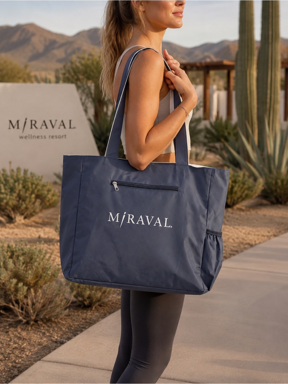 Reversible Miraval Tote Bag